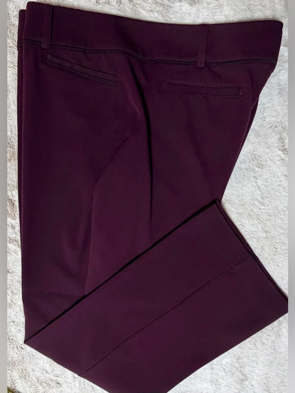 Women’s Maroon New York & Company Dress Pants 20 - Picture 2 of 7